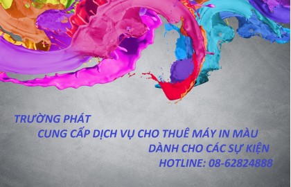 Cho thuê máy photocopy màu tổ chức các sự kiện