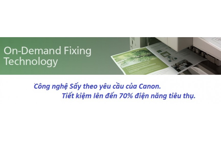 Công nghệ sấy của máy photocopy Canon 